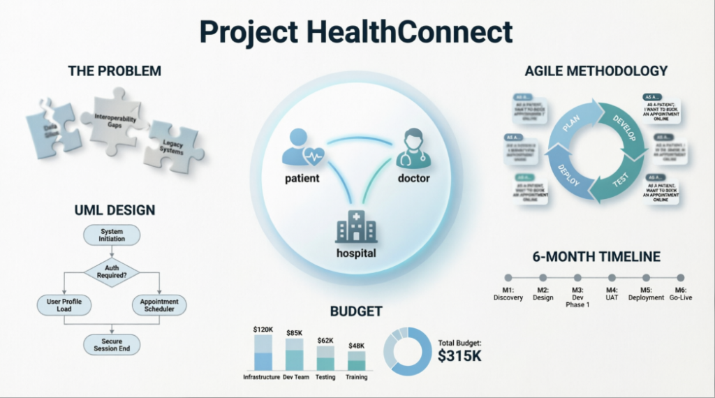 User Stories & UML Modeling Integration: A Comprehensive Agile Development Case Study for a Unified Patient Portal System