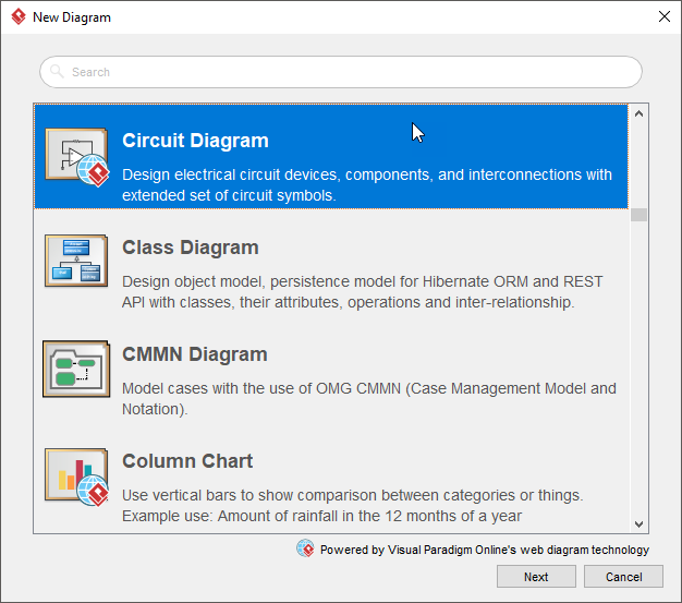 Select circuit diagram