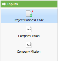 To open input project business case